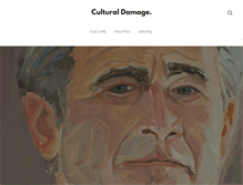Tablet Screenshot of culturaldamage.com